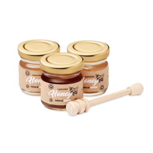 Set with 3 honey jars - Image 1